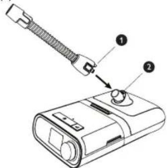 Philips Respironics DreamStation - Raccordement au tuyau - 1