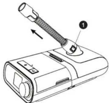 Philips Respironics DreamStation - Slang loskoppelen - 1