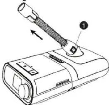 Philips Respironics DreamStation - Trennen des Schlauchsystems - 1