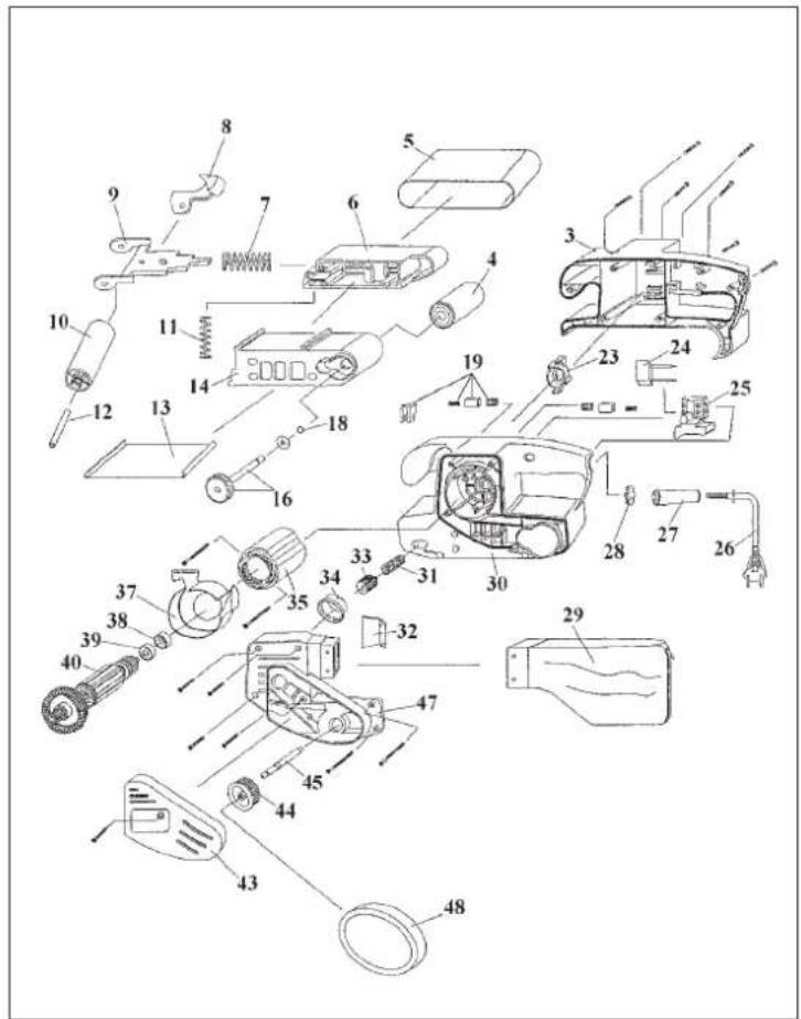 EINHELL BBS 720 - Technische gegevens : - 1
