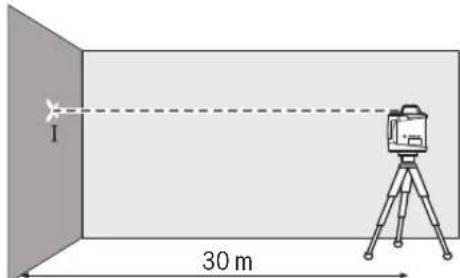 BOSCH GRL 500 HV Professional - Checking the Levelling Accuracy in the Horizontal Position - 1