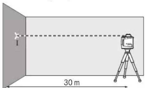 BOSCH GRL 500 HV Professional - Kontrola dokladnosci niwelacynej w pozycji poziomej - 1