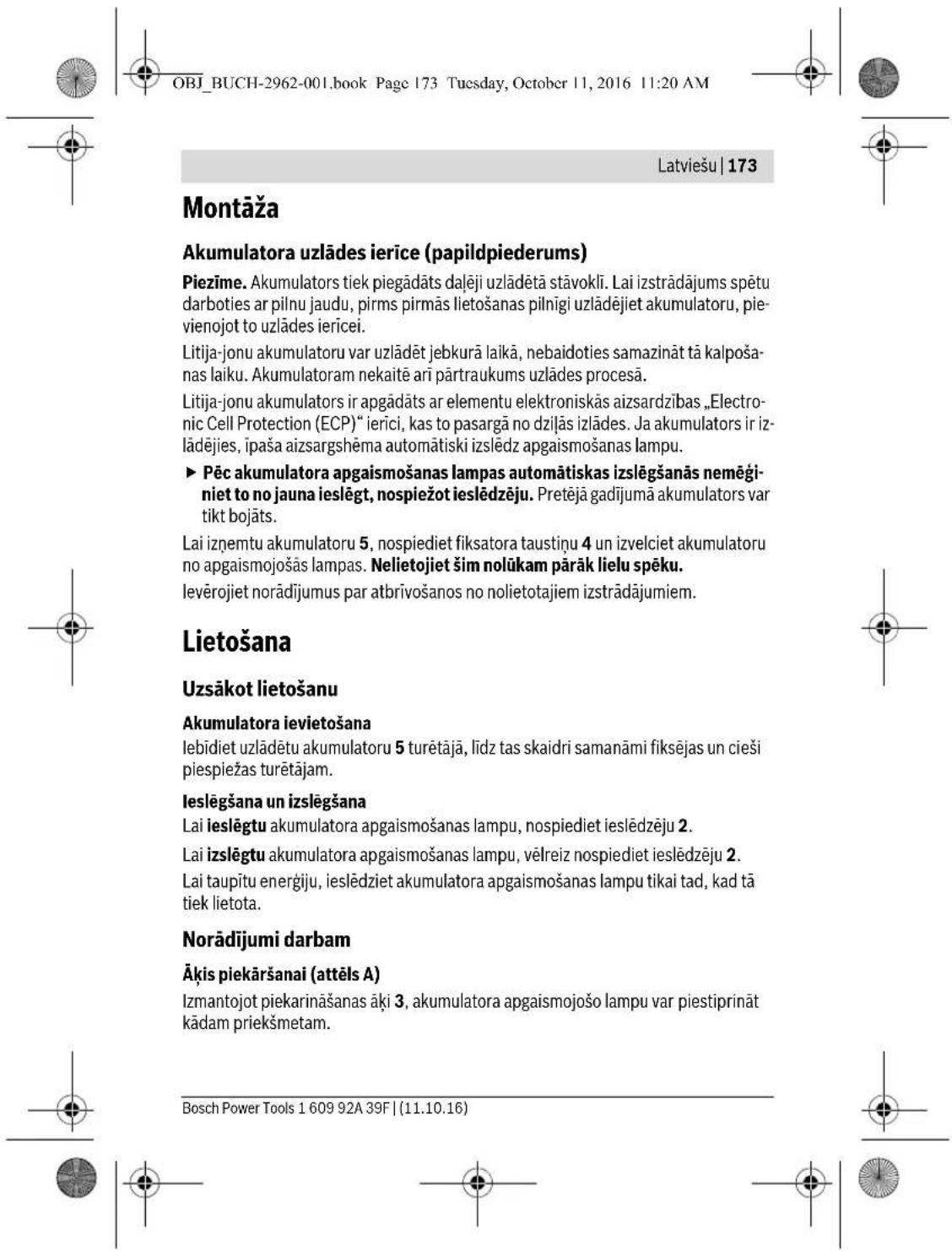 BOSCH GLI 12V300 Professional - Latviešu | 171 - 11