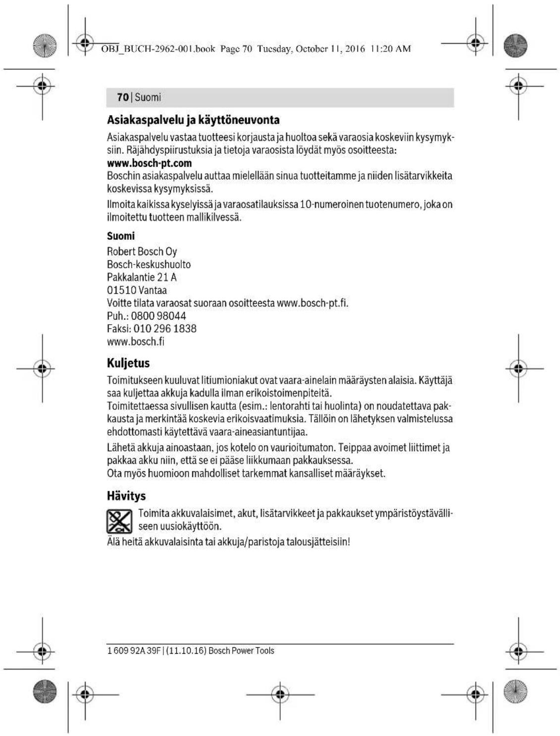 BOSCH GLI 12V300 Professional - Vervoer - 30