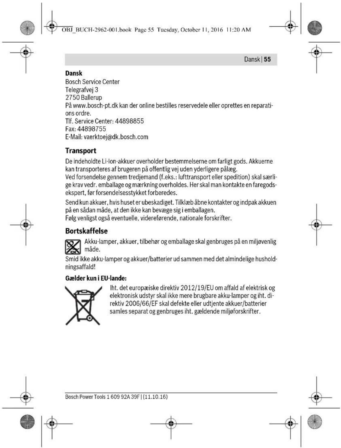 BOSCH GLI 12V300 Professional - Vervoer - 15