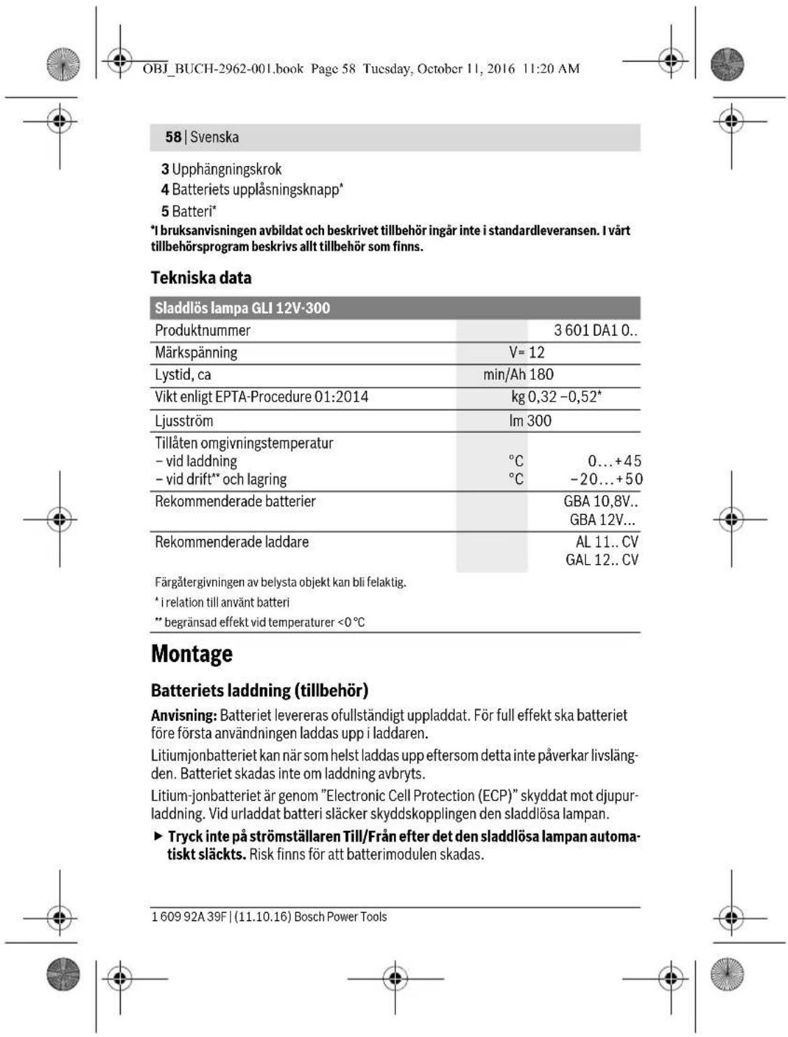 BOSCH GLI 12V300 Professional - Vervoer - 18