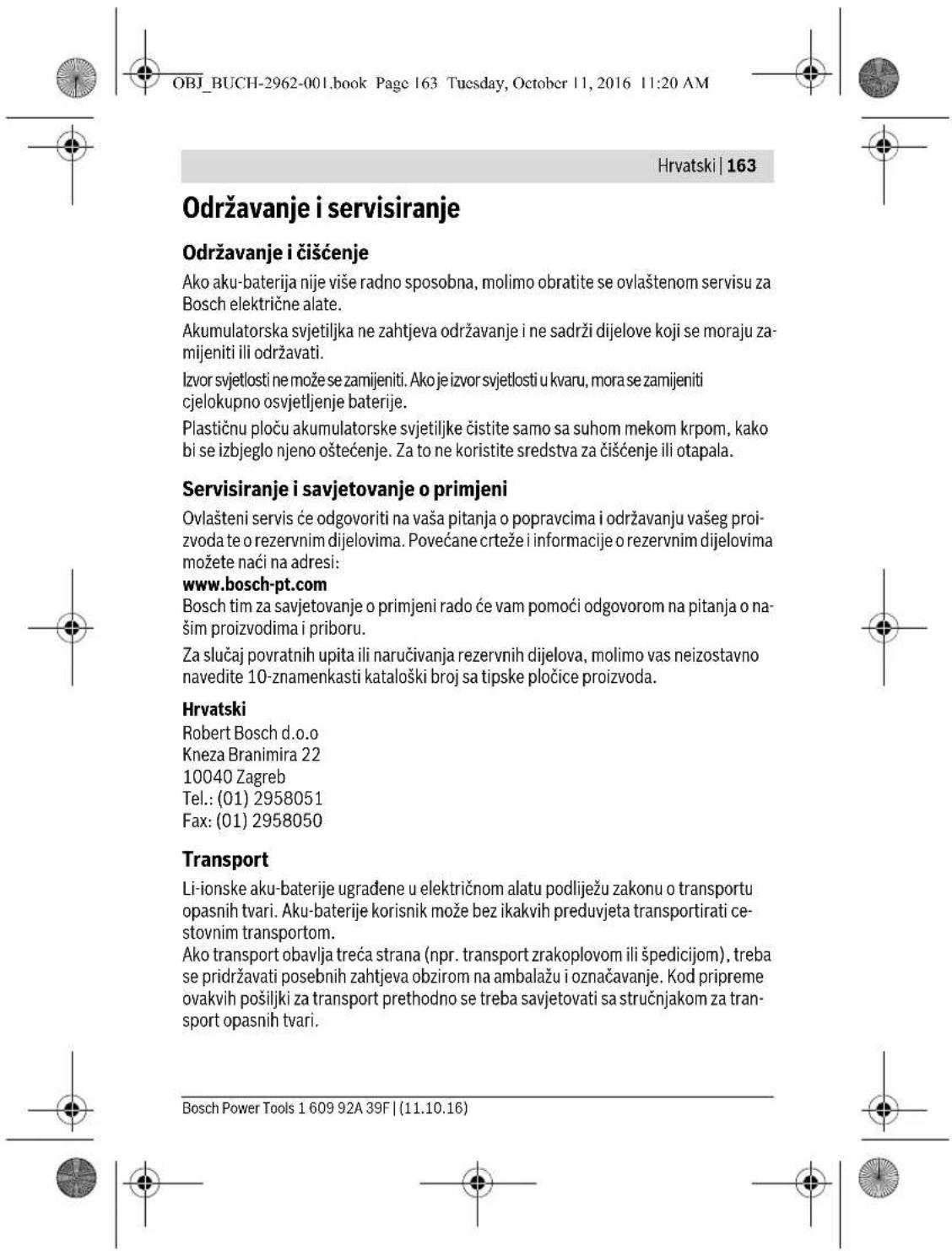 BOSCH GLI 12V300 Professional - Sigurnosna uputstva za akku-svetiliku - 23