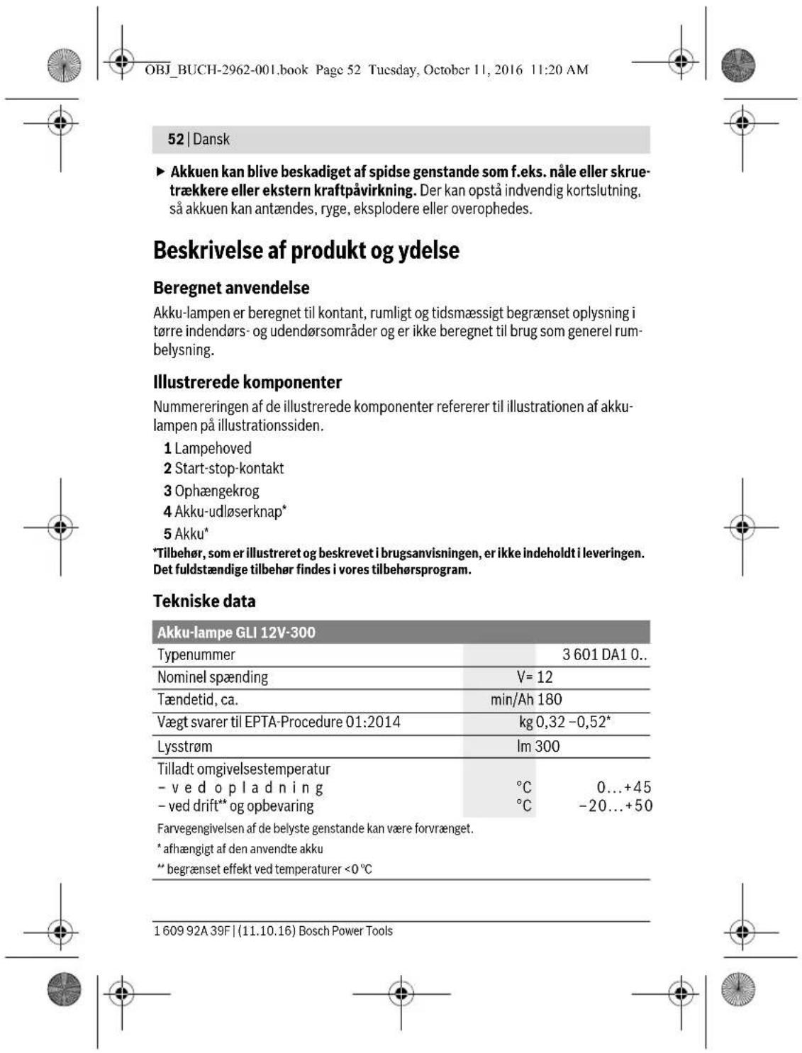 BOSCH GLI 12V300 Professional - Vervoer - 12