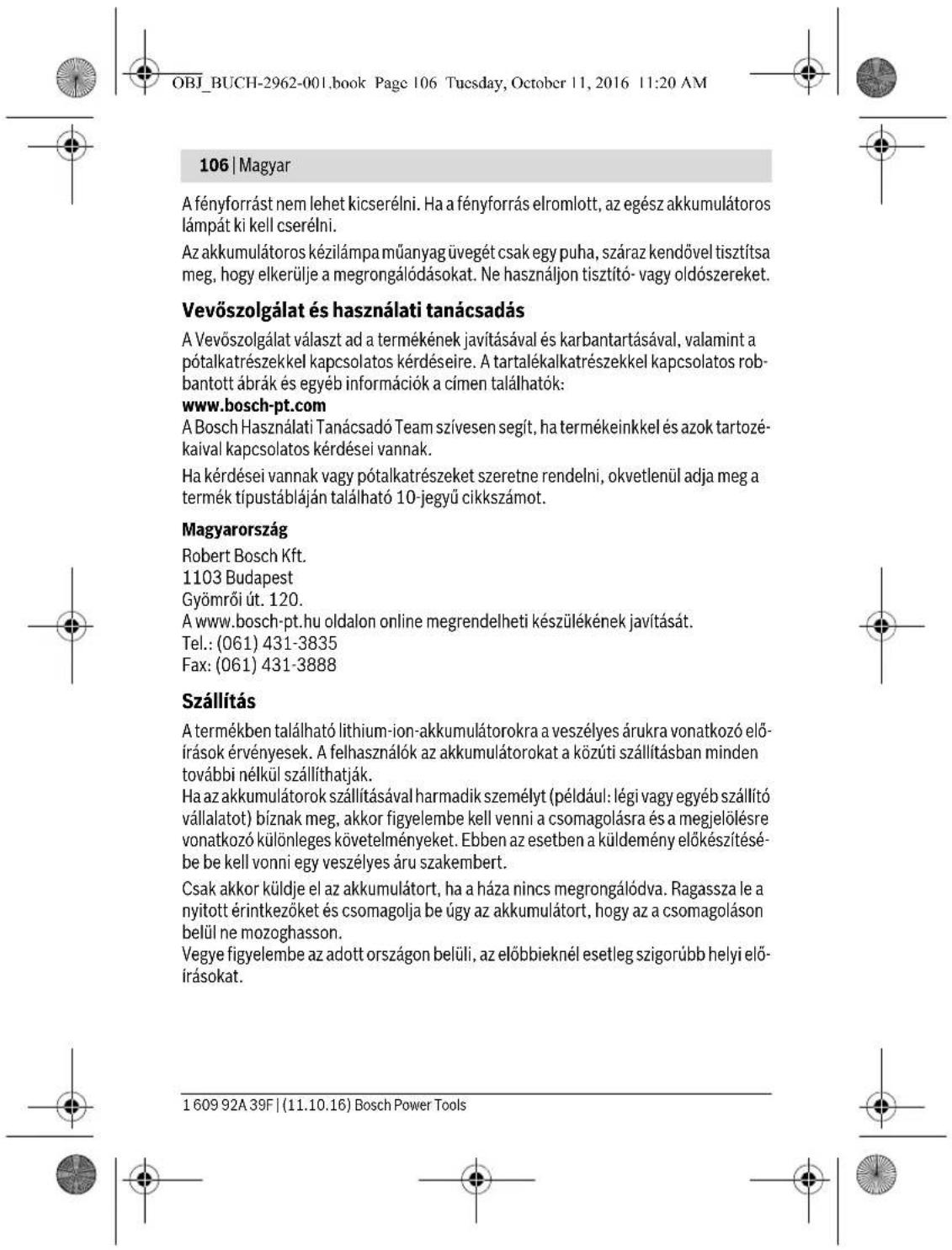 BOSCH GLI 12V300 Professional - Slovensky | 97 - 19