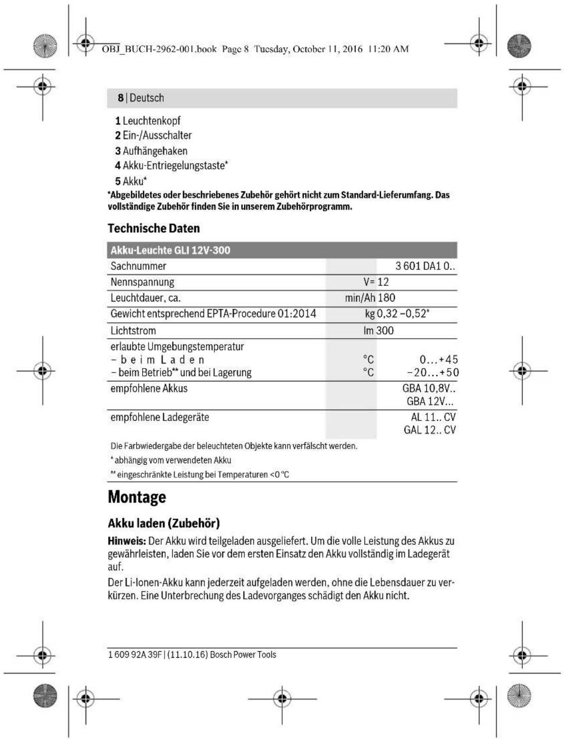 BOSCH GLI 12V300 Professional - BOSCH - 11