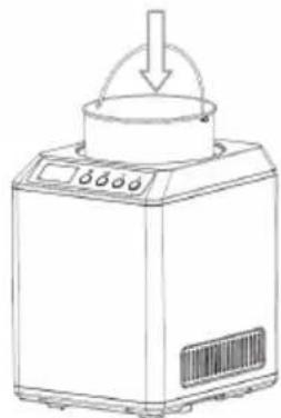 Klarstein Vanilly Sky Family - Preparation de la glace - 2