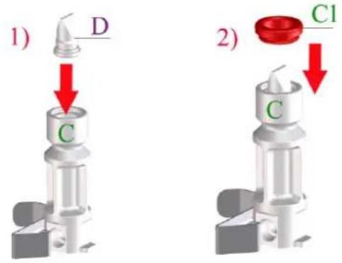 1) D C 2) C1 C