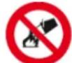 Carpigiani Soft&Go 141 PP - INTERDICTION D'ÉTEINDRE LES INCENDIES AVEC DE L'EAU - 1