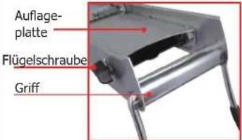 de Buyer La Mandoline Ultra - Einstellung der Schnittthöhe - 1