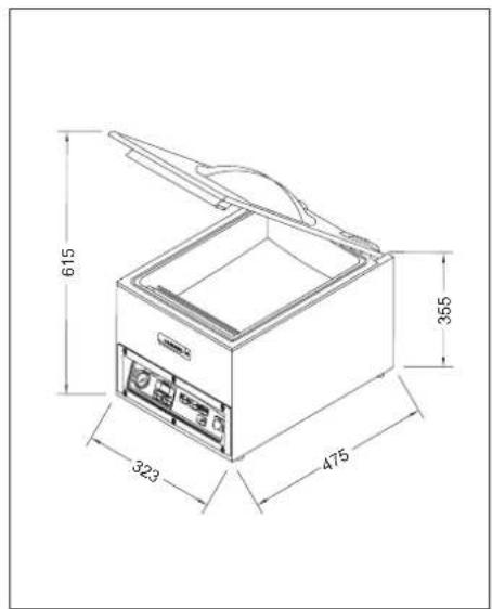 Sammic V410 T - Congeração de produits embalados em vacuo - 2