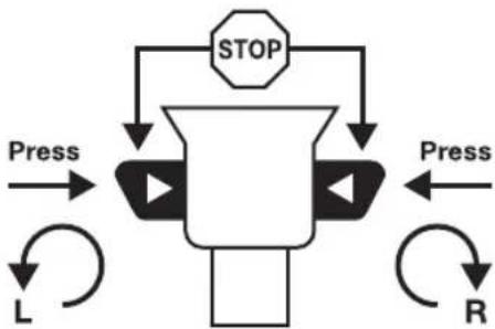 Meister Craft MAS 16ib Liion - περιστροφή αριστερὰ-δεξία - 1