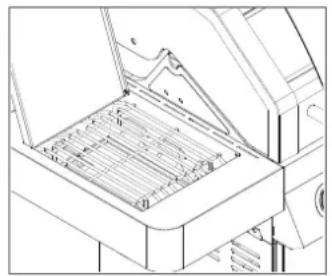 Rösle BBQ Station Videro G4 - Using / Starting up the Primezone in the side table (optional) - 1