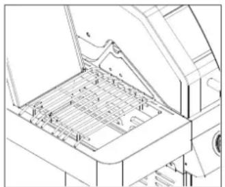 Rösle BBQ Station Videro G4 - Using / Starting up the Primezone in the side table (optional) - 2
