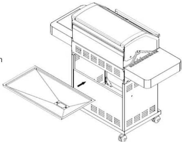 Rösle BBQ Station Videro G4 - Cleaning the fat catcher tray - 1