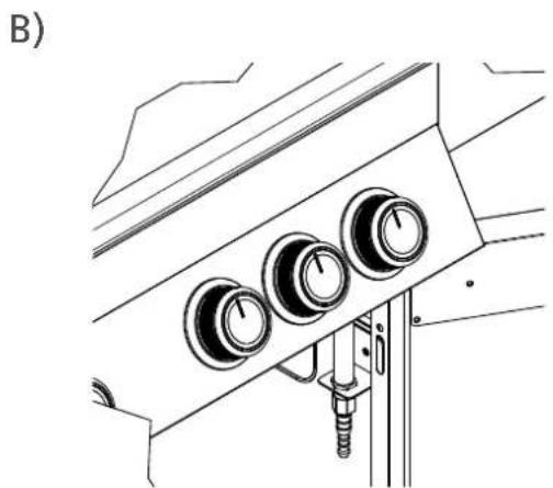 Rösle BBQ Station Videro G4 - Fitting the hose and gas pressure regulator - 3
