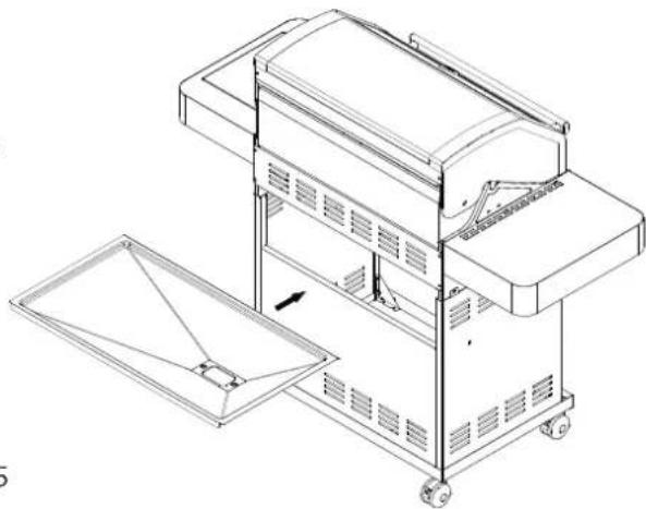 Rösle BBQ Station Videro G4 - Nettoyage du bac de récepération de graisse - 1