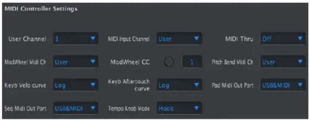 Arturia MiniBrute 2 - La partie Device Settings - 1