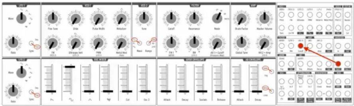Arturia MiniBrute 2 - Apprendre à connaître le LFO - 1