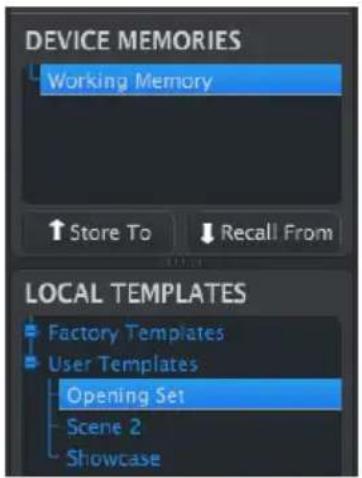 Arturia MiniBrute 2 - La partie Template Browser - 1