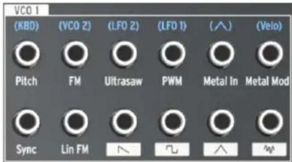 Arturia MiniBrute 2 - La partie VCO 1 - 1