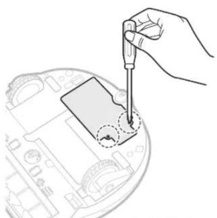 SAMSUNG POWERbot Essential - Entfernen des Akkus - 1