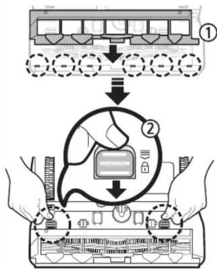 SAMSUNG POWERbot Essential - Nettoyage de la Brosse et du volet obturateur automatique - 7