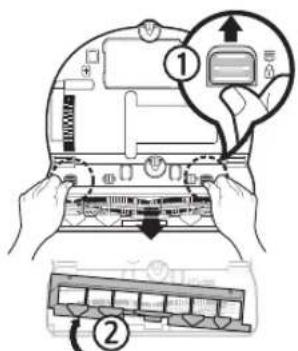 SAMSUNG POWERbot Essential - Nettoyage de la Brosse et du volet obturateur automatique - 1