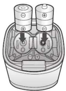 SAMSUNG POWERbot Essential - Insertion des piles - 2