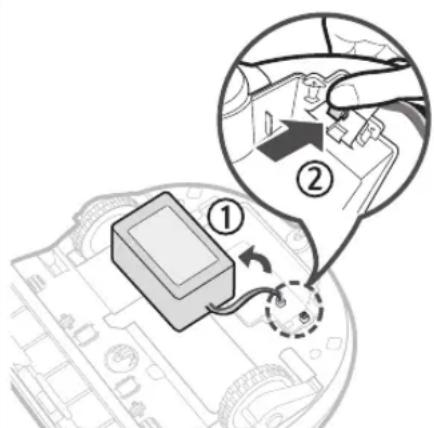 SAMSUNG POWERbot Essential - Hoe u de batterij verwijdert - 3