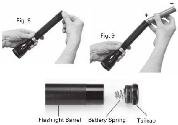 Maglite ML150LR - Battery Installation - 1
