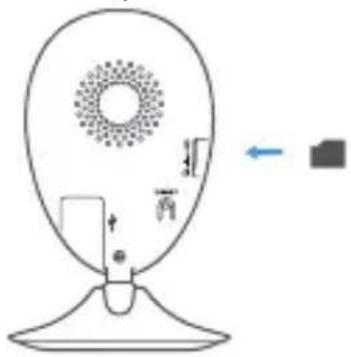 EZVIZ Mini O 180 - Wkladanie karty pamięci - 1