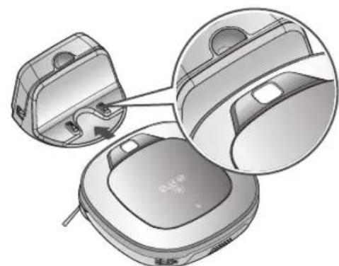 LG HomBot VR9624PR - Manual charging - 1