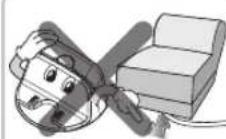 LG HomBot VR9624PR - WARNING - 1