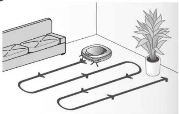 LG HomBot VR9624PR - Zigzag Cleaning - 3