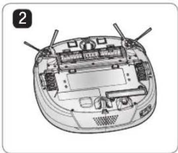 LG HomBot VR9624PR - Dis/Assembling the battery - 3