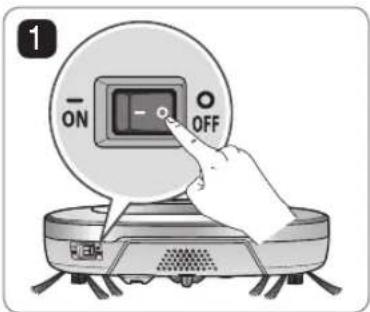 LG HomBot VR9624PR - Az akkumulator ki- es beszerelse - 1