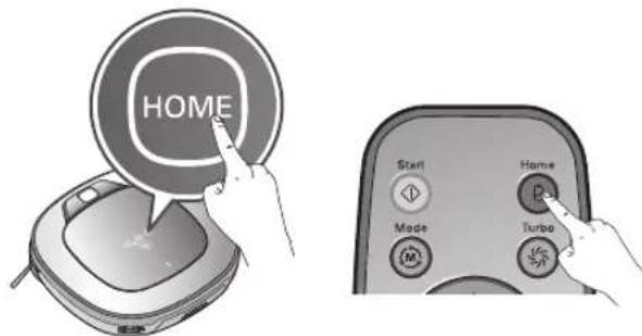 LG HomBot VR9624PR - Manual charging - 2