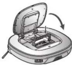 LG HomBot VR9624PR - Előfondulhat, hogy a következő hangüzenetet hallja: "HOM-BOT cannot continue cleaning. Please check the area around it." - 5