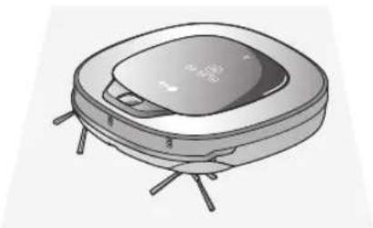 LG HomBot VR9624PR - Előfondulhat, hogy a következő hangüzenetet hallja: "HOM-BOT cannot continue cleaning. Please check the area around it." - 2