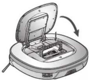 LG HomBot VR9624PR - Check the dust bin. - 1
