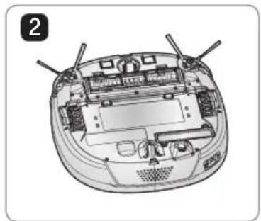 LG HomBot VR9624PR - Az akkumulator ki- es beszerelse - 3