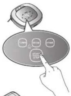 LG HomBot VR9624PR - Start cleaning. (p16) - 1