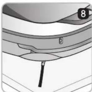 LG HomBot VR9624PR - Gestion de larosse latérale - 8
