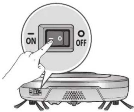 LG HomBot VR9624PR - Turning on the main power supply - 1