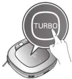 LG HomBot VR9624PR - Turbo üzemmod - 3
